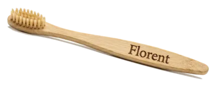 Slide 1 - Brosse bambou gravee Florent